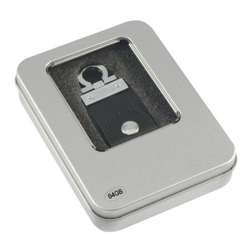 USB Pendrive 64GB Llavero de Eco-cuero