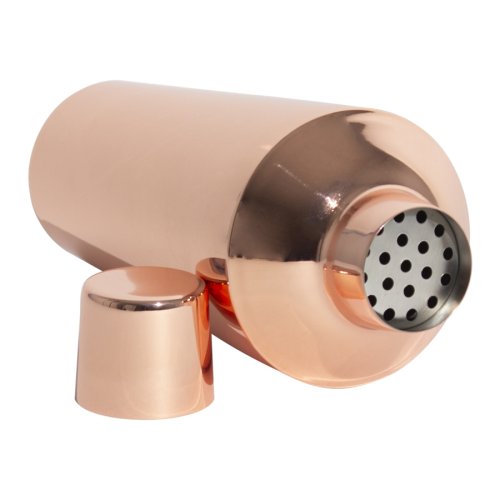 Botella - Coctelera Encobrizada con Filtro 700cc