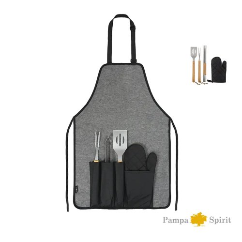 Set bbq Delantal Grill