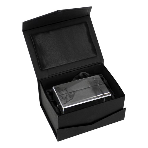 Trofeo Galvano Bloque Cristal Solid