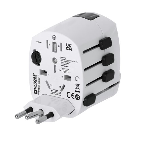 Adaptador Viaje Universal Skross PRO 3-POLE