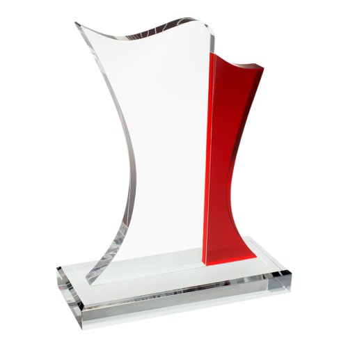 Trofeo Galvano Cristal Bauhaus