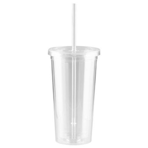 Vaso plástico doble pared aislante 600cc