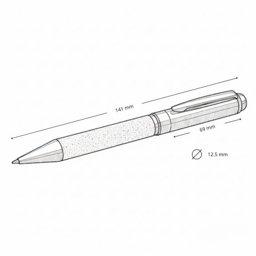 Bolígrafo de acero MENDOZA