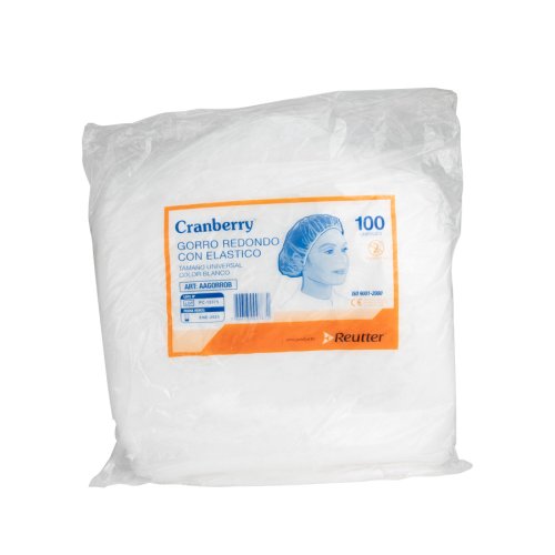 Set de 100 cofias (gorros) desechables de 20g/m2