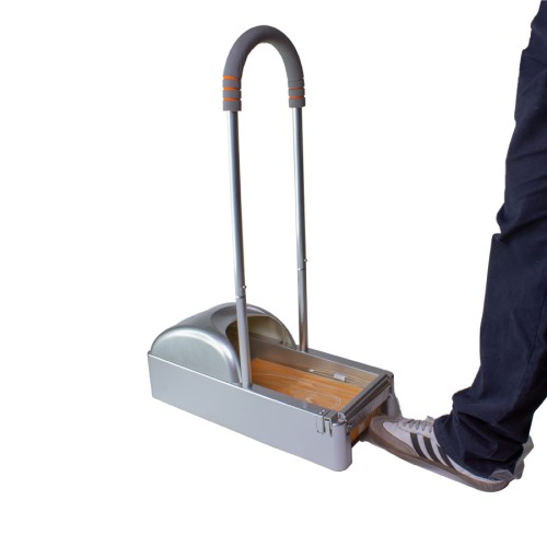 Dispensador Cubre-Calzado con apoyo