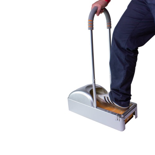 Dispensador Cubre-Calzado con apoyo