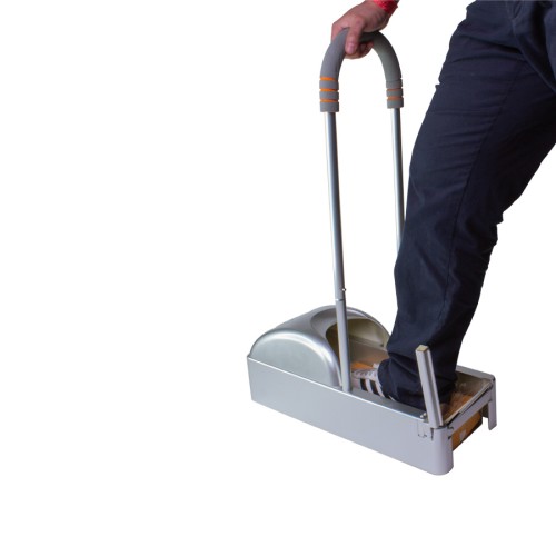 Dispensador Cubre-Calzado con apoyo