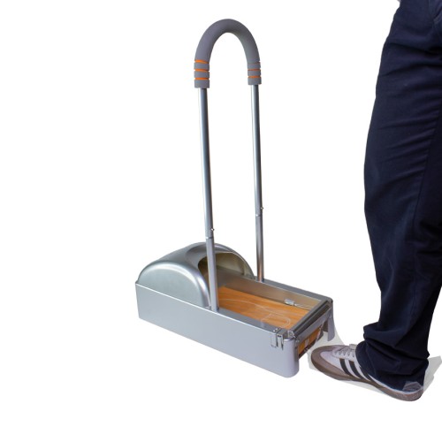 Dispensador Cubre-Calzado con apoyo