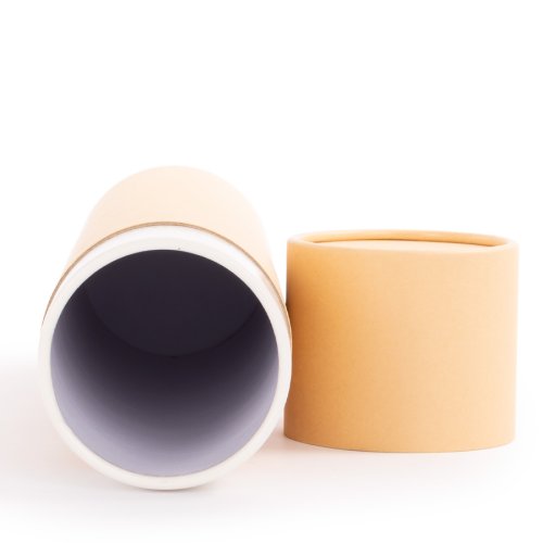 Caja tubular grande de cartón con tapa, para regalos. 2L