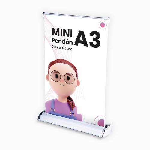 Mini Pendón Roller A3