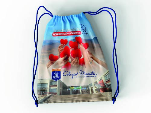 Morral Sublimado en tela Impermeable tela Oxford