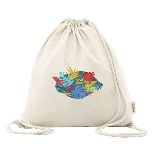 Bolsa mochila de algodón 