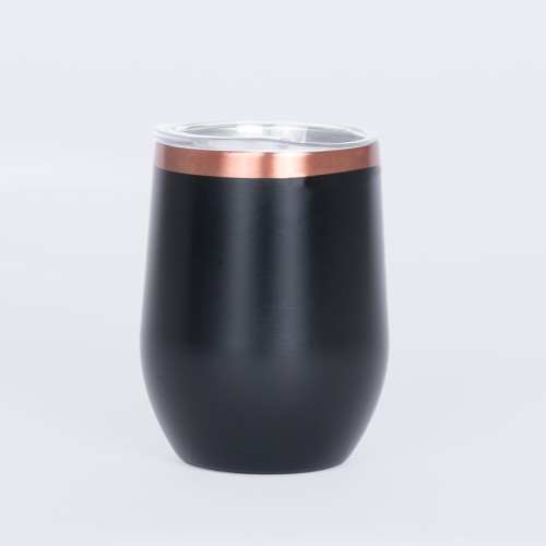 Vaso térmico negro/encobrizado 