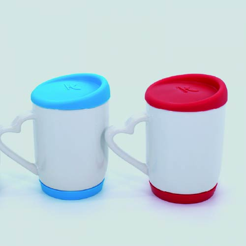 Tazón para Sublimación Tapa y Base Silicona 12 oz