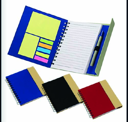 LIBRETA ECOLOGICA CON TAPA MAGMETICA