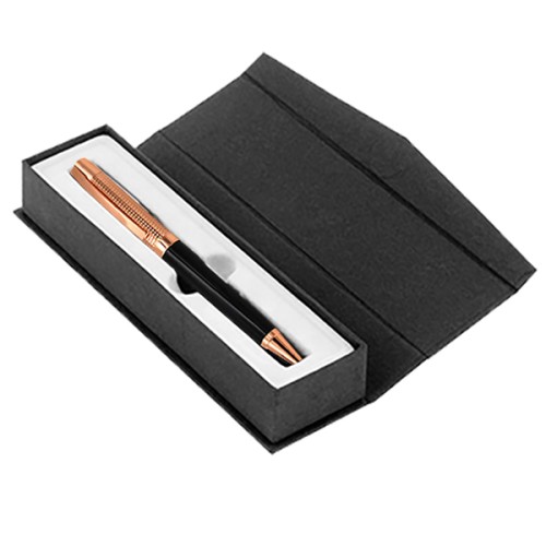 Bolígrafo Lápiz Metálico con Estuche L75+B ENCOBRIZADO NEGRO