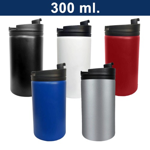 Mug Tazón Acero Inoxidable Térmico / Plástico M14