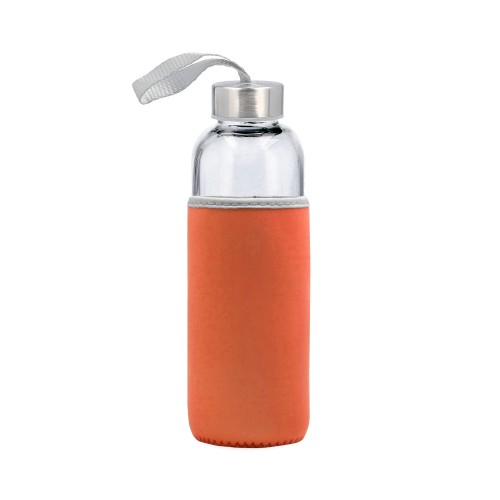 Botella Vidrio con Funda M28