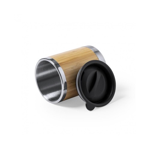 Mug Tazón Bamboo / Acero Inoxidable M1
