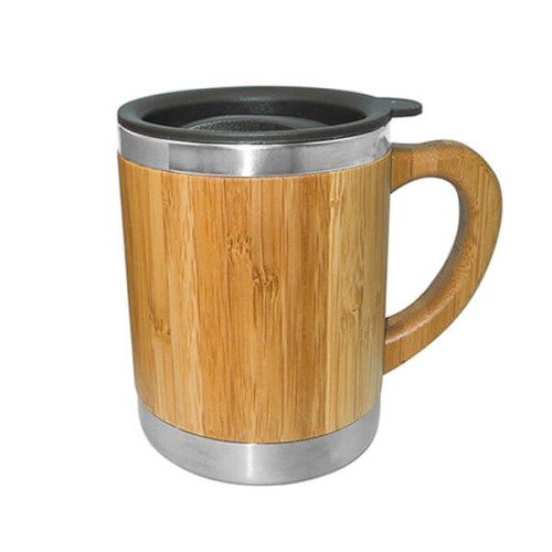 Mug Tazón Bamboo / Acero Inoxidable M1
