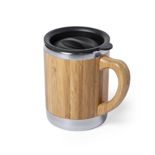 Mug Tazón Bamboo / Acero Inoxidable M1