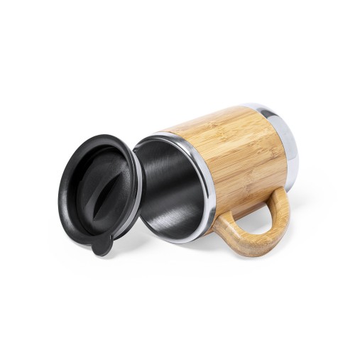 Mug Tazón Bamboo / Acero Inoxidable M1