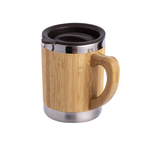 Mug Tazón Bamboo / Acero Inoxidable M1