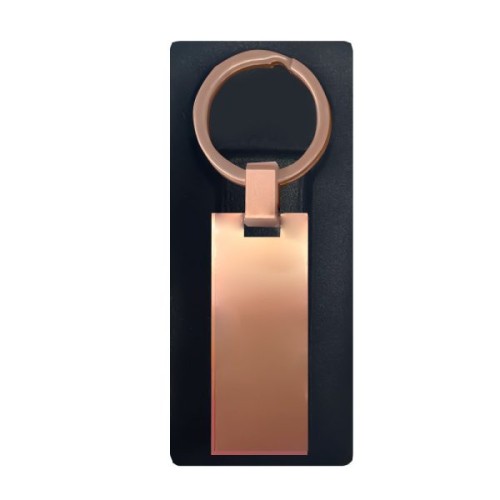 Llavero Rectangular Plano K34 ENCOBRIZADO