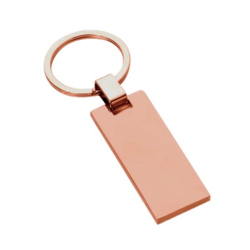 Llavero Rectangular Plano K34 ENCOBRIZADO