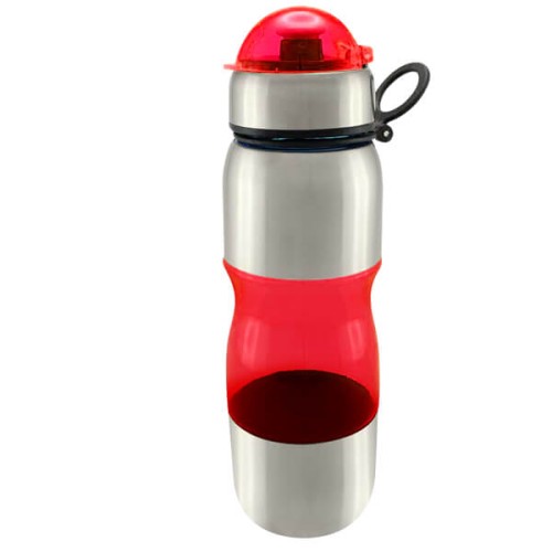 Botella Plástica + Acero Inoxidable Caramayola Deportivo M25