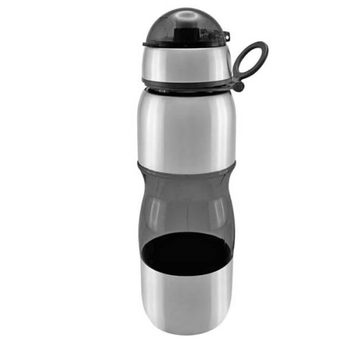 Botella Plástica + Acero Inoxidable Caramayola Deportivo M25