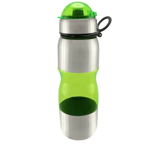 Botella Plástica + Acero Inoxidable Caramayola Deportivo M25