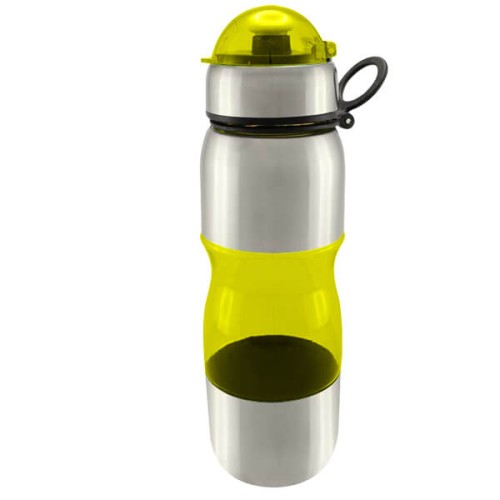 Botella Plástica + Acero Inoxidable Caramayola Deportivo M25