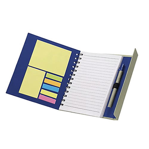Set Cuaderno - Libreta - Memo set Tapa Cartón + Bolígrafo N51