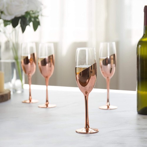 Set de 2 Copas Champagne ENCOBRIZADO M84