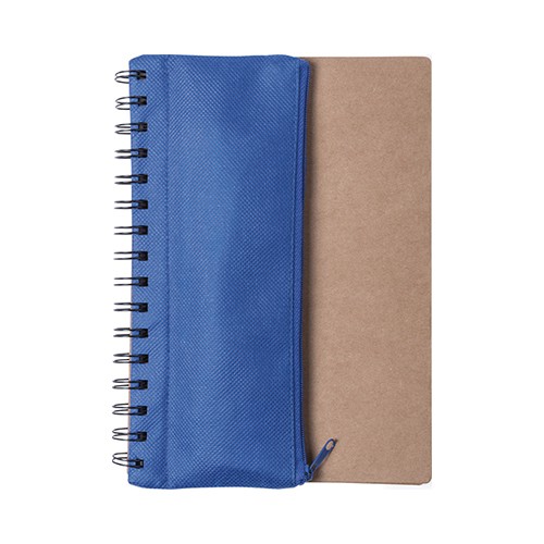 Set Cuaderno - Libreta Tapa Cartón + Estuche N28