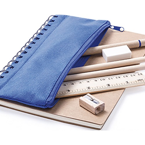 Set Cuaderno - Libreta Tapa Cartón + Estuche N28