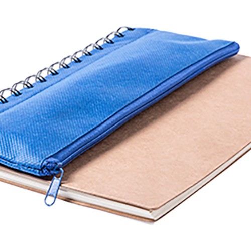 Set Cuaderno - Libreta Tapa Cartón + Estuche N28