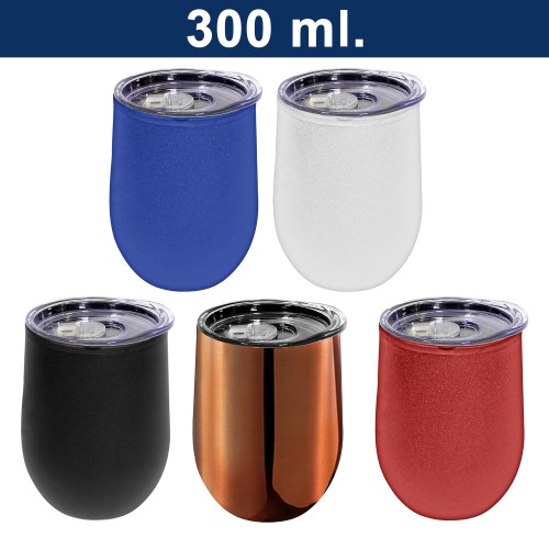 Mug Tazón Acero Inoxidable Térmico / Plástico M19