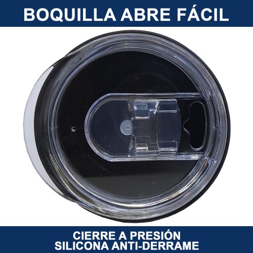 Mug Tazón Acero Inoxidable Térmico / Plástico M19