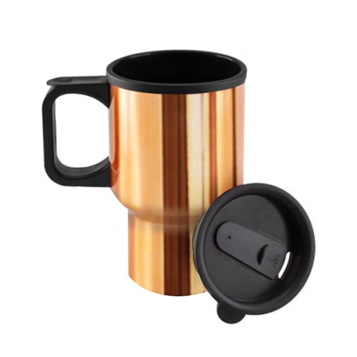 Mug Tazón Acero Inoxidable / Plástico PVC M58 ENCOBRIZADO