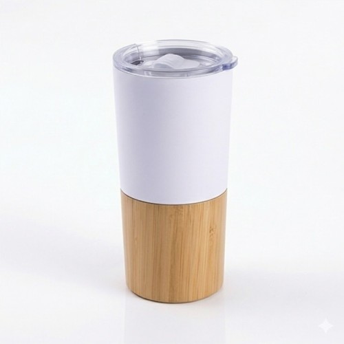 Mug Acero Inoxidable Térmico / Bamboo M202