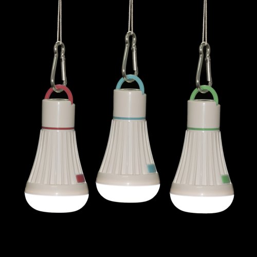 Lámpara colgante tipo Ampolleta de 1W con 6 LED