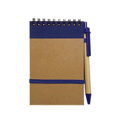 Set Cuaderno - Libreta Tapa Cartón + Bolígrafo N36