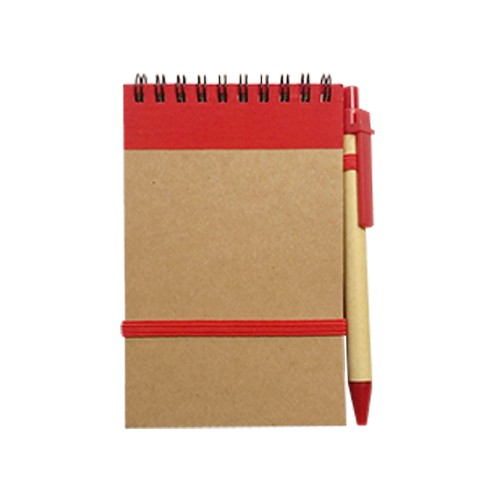 Set Cuaderno - Libreta Tapa Cartón + Bolígrafo N36