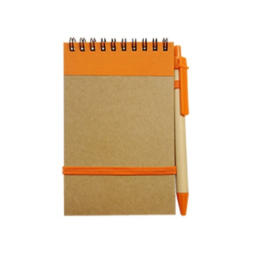 Set Cuaderno - Libreta Tapa Cartón + Bolígrafo N36