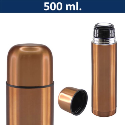 Botella Acero Inoxidable Térmico M61 Pintado ENCOBRIZADO