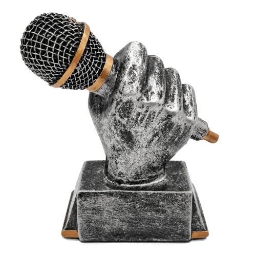 Trofeo Resina Microfono MIC10