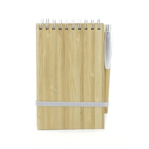 Set Cuaderno - Libreta Tapa Bamboo + Bolígrafo N29